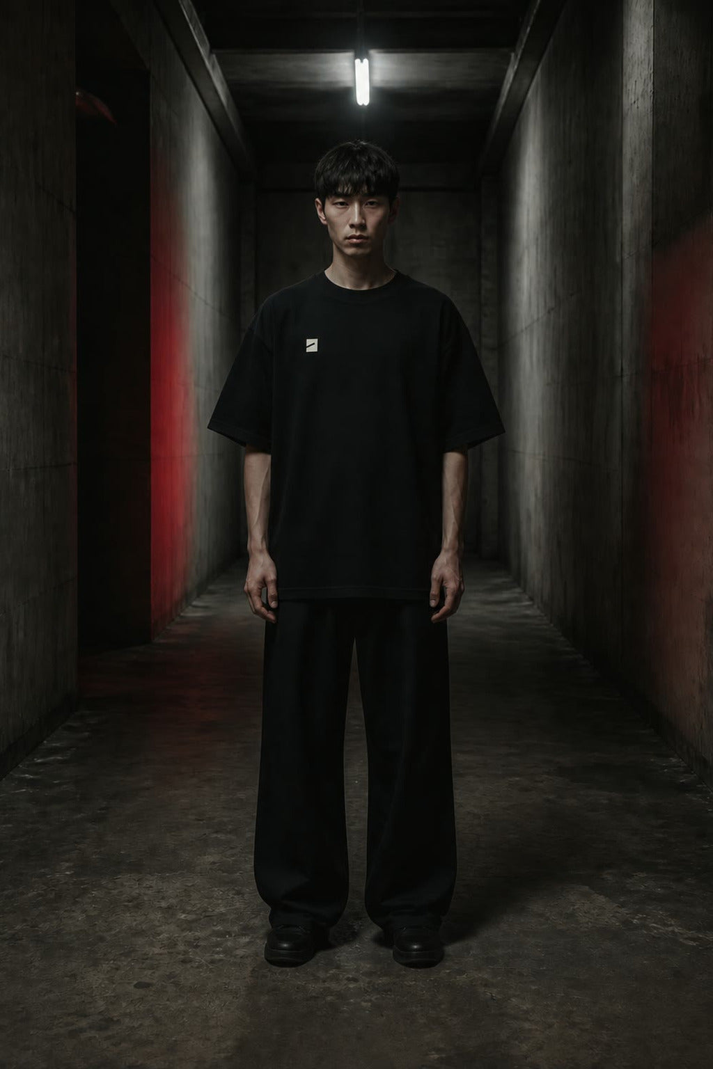 BERLIN BOUNCER - Heavy Oversized Organic Shirt · genaue Vorderansicht