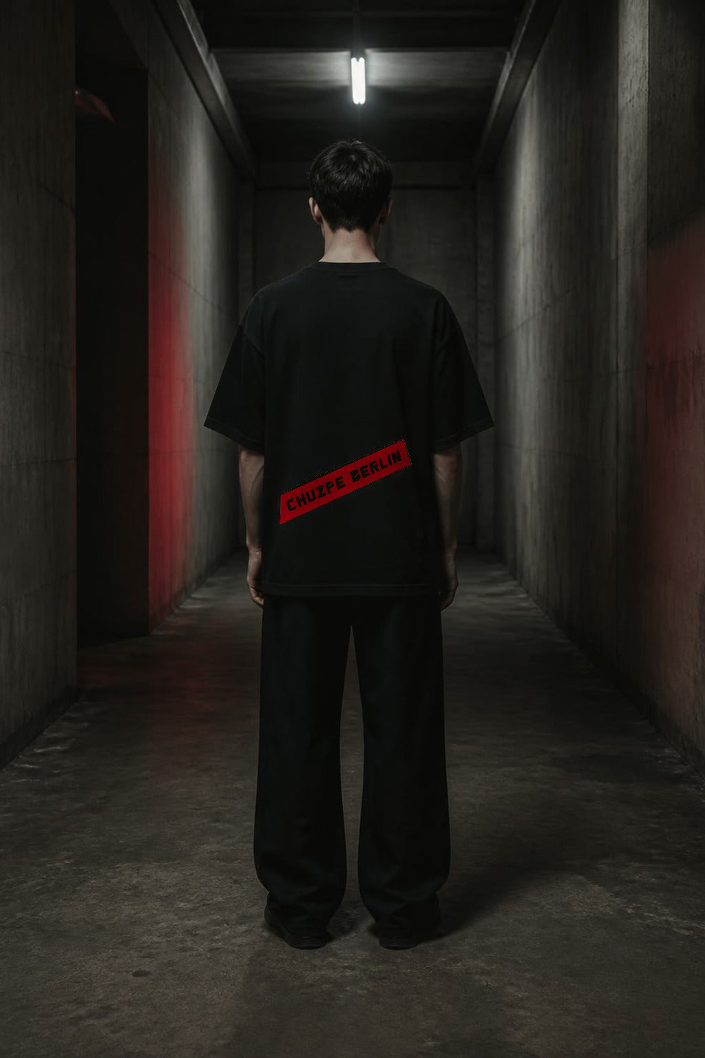 THE MARK · RED ED. - Heavy Oversized Organic Shirt · HINTEN / 02