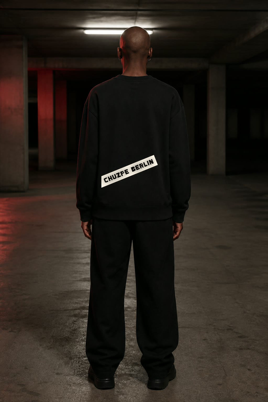BASIC ED1 - Organic Oversize Sweatshirt · genaue Rückansicht