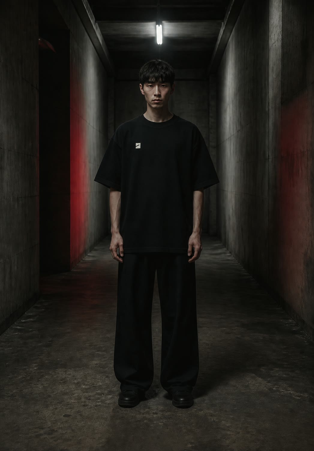 BERLIN BOUNCER - Heavy Oversized Organic Shirt · VORN / FORM